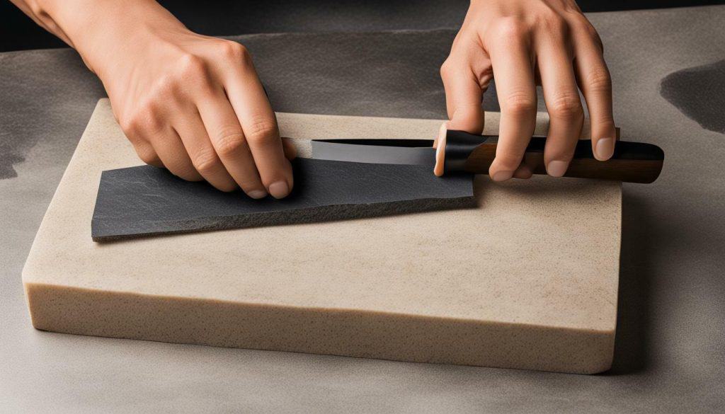 Japanese knife sharpening stones